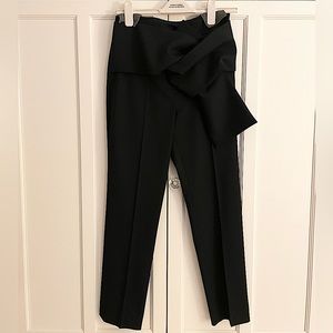 Dorothee Schumacher sculptural bow black pants size 2